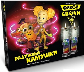 Набор для создания гелевых свечей – Радужные камушки. Фиксики-свечи (Висма, 739пл)